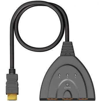 Conmutador HDMI 3 en 1 (4K a 30 Hz)