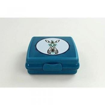 TUPPERWARE Sandwichera Caja Cebra turquesa/azul
