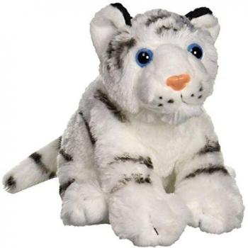 Wild Republic 10851 Peluche Blanca Tiger Baby, cuddlekins Peluche, Peluche, 20 cm