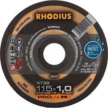 Rhodius XT38 Disco de corte fino