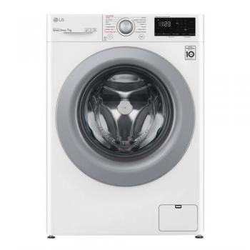 Lavadora LG Slim AI DD 7kg 1200rpm Clase D con Vapor y Motor Inverter F2WV3S7S4E
