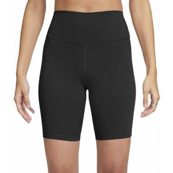 Nike One Mallas Cortas de 20 cm Talle Alto Mujer Negro (M EU 40-42)