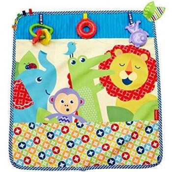 Fisher-Price Mantita activity de paseo, manta de actividades bebé