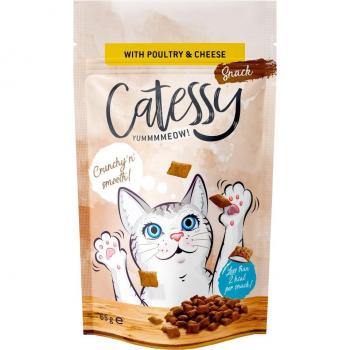 Catessy Crunchy Snacks para Gatos 65 g - Aves y Queso