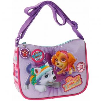 La Patrulla Canina Team Work Bolso Bandolera, 19 cm, 2 litros, Rosa