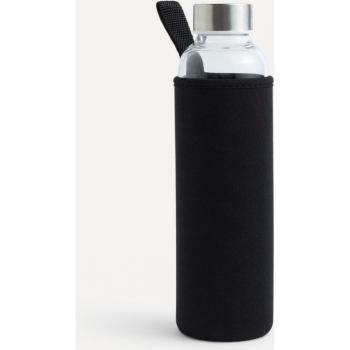 Botella de agua reutilizable con funda de neopreno y diseño moderno