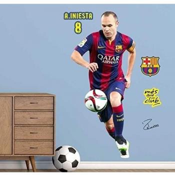 Vinilo decorativo oficial FCBarcelona - Iniesta