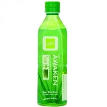 Alō - Awaken - Wheatgrass + Aloe Vera Drink - 500ml