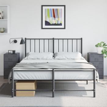 Mesitas de noche 2 unidades acero 34,5x39x62 cm Negro, Rosa, Antracita Mesita habitación dormitorio para Salón, Estudio, Mesa Auxiliar