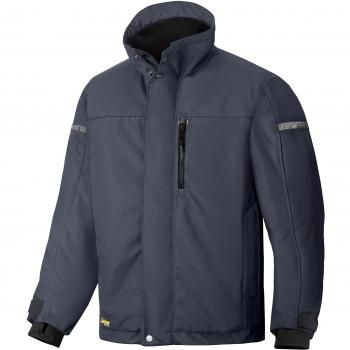 Chaqueta de Trabajo Aislada Snickers Workwear Allround con Tecnología 37.5, Color Gris Acero, Talla S