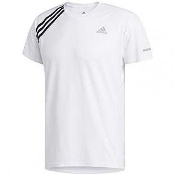 adidas Own The Run tee Camiseta de Manga Corta, Hombre, White/Black, M