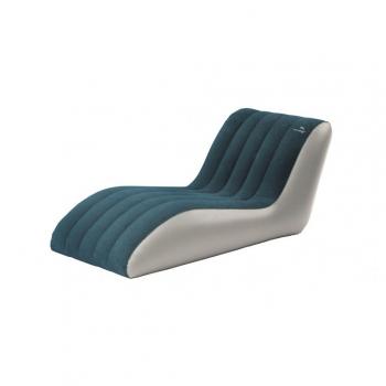 Sofá hinchable Comfy Lounger gris PVC, silla reclinable y hamaca hinchable Easy Camp