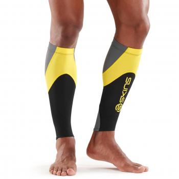Skins Essentials Calf mallas MX, Negro/amarillo, S, ES00040879238S