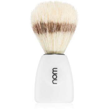 Lasse White Series Shaving Brush - NOM Silk Bristle