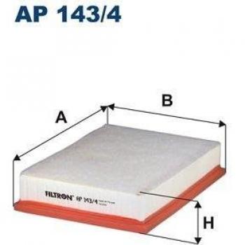 Filtro de aire FILTRON AP143/4 - Filtro de aire para vehículos, compatible con diversos modelos, diseñado para mejorar la calidad del aire en el interior del automóvil, fabricado con materiales de alta calidad para una mayor durabilidad y rendimiento