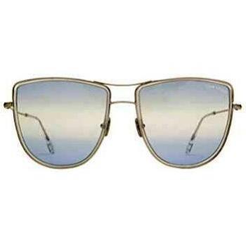 Tom Ford Gray Silver Women's Aviator Sunglasses - One Size