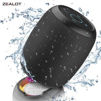 ZEALOT S53 Portable Bluetooth Speaker - High Quality 10W Sound, TWS Connection, IPX6 Waterproof, 10 Hours Playtime