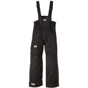 Helly Hansen Jr Salt Trouser - Pantalones para niños, color negro, talla 12