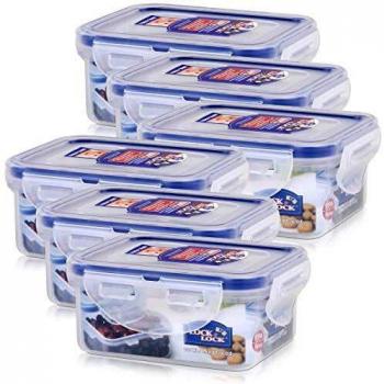 Lock & Lock, No BPA, Water Tight, Food Container, 0.7-cup, 6-oz, HPL805 by LockandLock