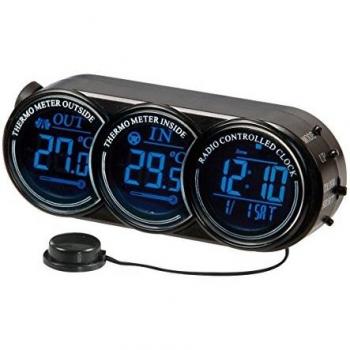 Lampa - Reloj automático multifunción con termómetro Interior/Camiones Unidad Externa