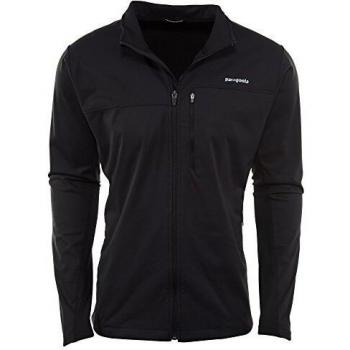 PATAGONIA Trail Running - Chaqueta para hombre, Hombre, Chaqueta, 24092-BLK-L, Negro , L