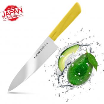 HATAMOTO Cuchillos Profesionales - Cuchillo Japones Acero Inoxidable Color - Acero Carbono - Hoja Ultra Afilado - Mango Plastico - de Japon