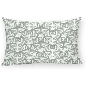 MUARÉ Funda de cojín decorativa con tejido orgánico y cremallera