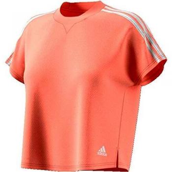 adidas Atteetude tee Camiseta, Mujer, rosbri/Blanco, XL