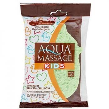 Arix Aqua Massage - Esponja de pura celulosa para niños, masaje en el agua, modelos y colores variados