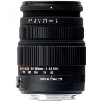 Sigma 50-200mm f/4-5.6 DC OS HSM - Montura Nikon (Condición: Como nuevo)