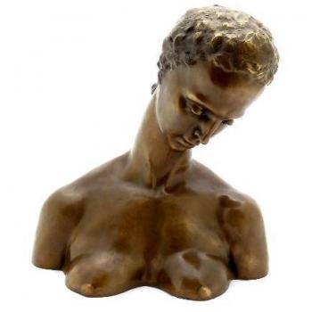 Figura de Bronzo/Bronce Busto - Gen eigter Cabeza de Mujer
