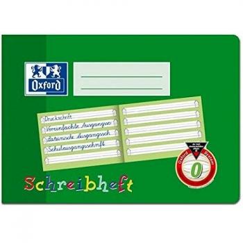 Cuaderno Oxford A5 Apaisado Rayado 0, 16 Hojas, Tapa Resistente y Lavable