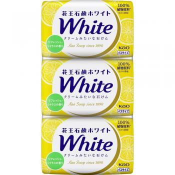 Kao White Citrus Refreshing Body Soap - 3-Pack (390g)