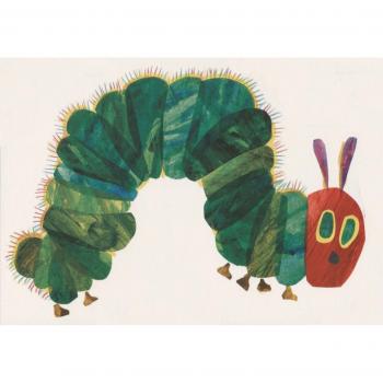 La pequeña oruga glotona y sus palabras - Eric Carle