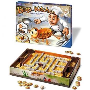 Ravensburger Bugs in the Kitchen Board Game for Kids Age 6 Years and Up - 2 to 4 Players - Catch the