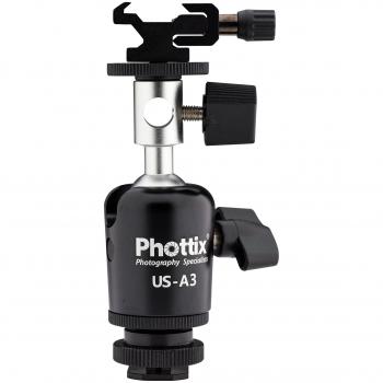 Phottix 87208 - Rotula para paraguas tipo US-A3