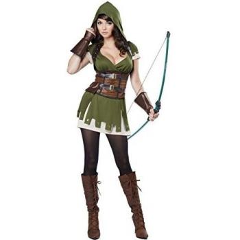 California Costumes Disfraz de mujer de Robin Hood para adultos., verde, M