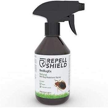 RepellShield Spray Antiacaros Colchón Orgánico, 250ml - Repelente Ecológico Insecticida Chinches Cama, Protección Anti Acaros Colchon - Alternativa a Funda Colchon Antiacaros y Aspiradora Antiacaros