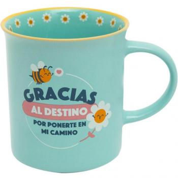 Taza Mr. Wonderful Gracias al destino por ponerte en mi camino Navidad - 8x5x9 cm