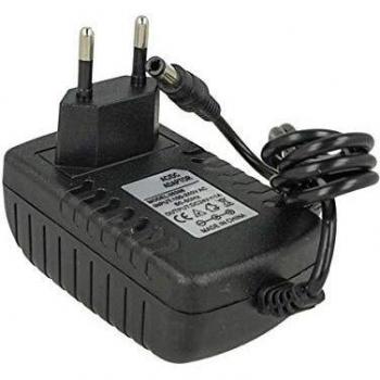 Transformador Alimentador 24V 1A 24W con Enchufe de Casa 220V a DC 24V Color Negro