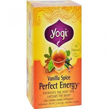 Yogi Tea, Perfect Energy, Vanilla Spice, 16 Tea Bags, 1.12 oz