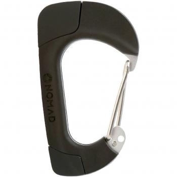 Nomad Clip - Mosquetón conector para cargar dispositivos Apple, color negro