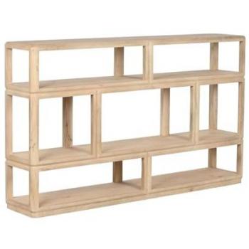 Estantería Home ESPRIT Natural Madera de Mango 160 x 30 x 93 cm