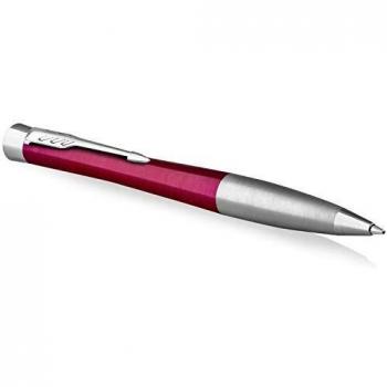 PARKER Urban Twist Bolígrafo | Magenta Vivo con Detalles Cromados | Punta Mediana con Tinta Azule | Caja Para Regalo