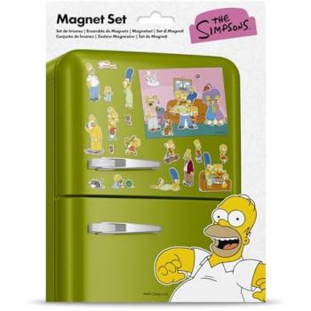 SET DE IMANES TROQUELADOS FAMILIA SIMPSONS - MERCHANDISING OFICIAL