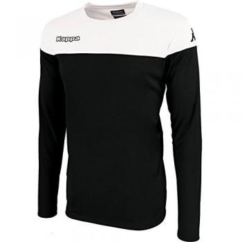Kappa MARETO LS Camiseta de equipación, Niños, Negro/Blanco, 8Y
