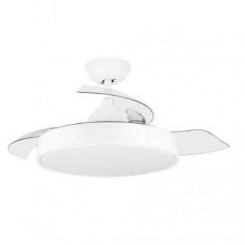 Ventilador de Techo Orbegozo CP120092 con Aspas Retráctiles, Luz LED y Motor DC de 35W