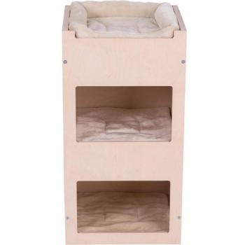 Rascador barril Natural Paradise Kahone para gatos - Crema