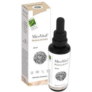 MicoVital Melena de León 50 ml - 100% Natural - Extracto de Cuerpos Fructíferos - Formato Líquido - Ayuda a Estimular el Cerebro - Contribuye al Equilibr