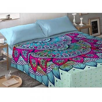 Icehome S2801111 Juego de Sábanas Gala, Cama de 105, Multicolor, 180 x 270 cm